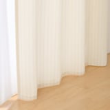 再生ポリエステル使い　ノンプリーツカーテン
