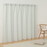 再生ポリエステル使い　ノンプリーツカーテン