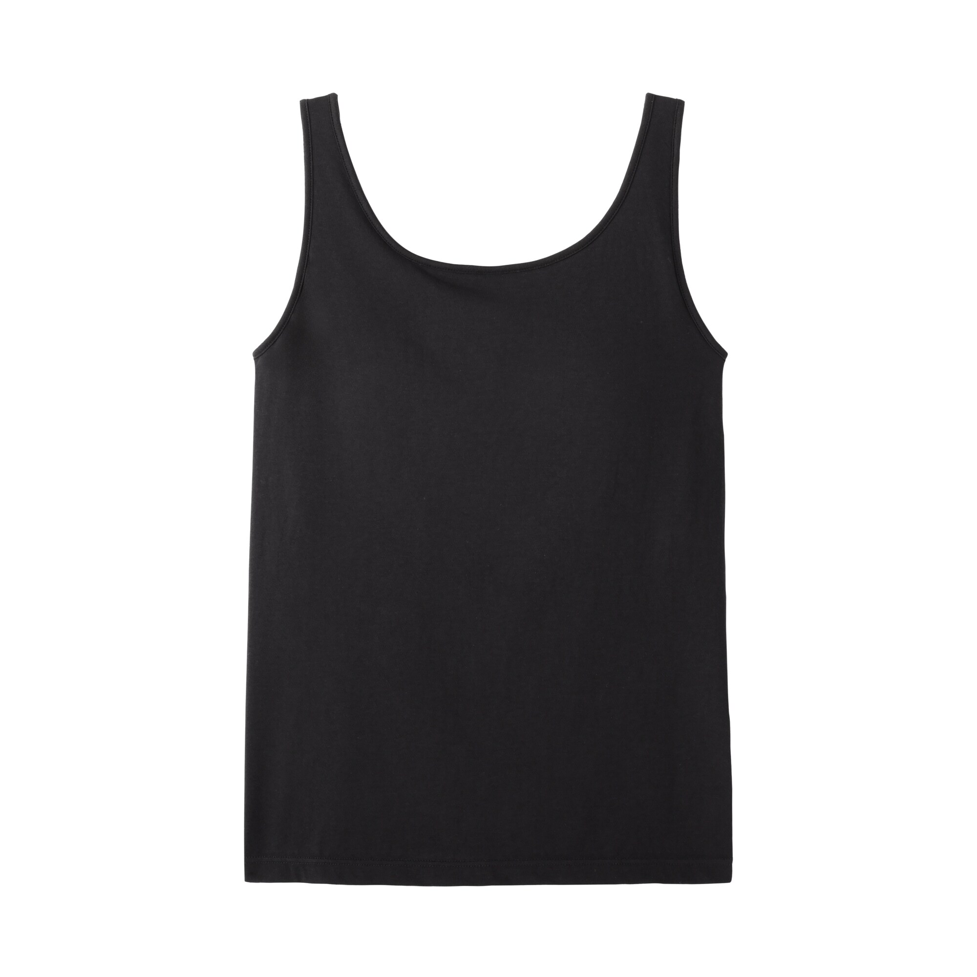 婦人　胸のボリュームをおさえる　ブラタンクトップ