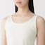 婦人　胸のボリュームをおさえる　ブラタンクトップハーフ丈