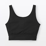 婦人　胸のボリュームをおさえる　ブラタンクトップハーフ丈