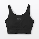 婦人　胸のボリュームをおさえる　ブラタンクトップハーフ丈