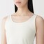 婦人　胸のボリュームをおさえる　ブラタンクトップハーフ丈