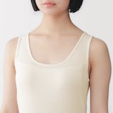 婦人　無染色カップ入りタンクトップ