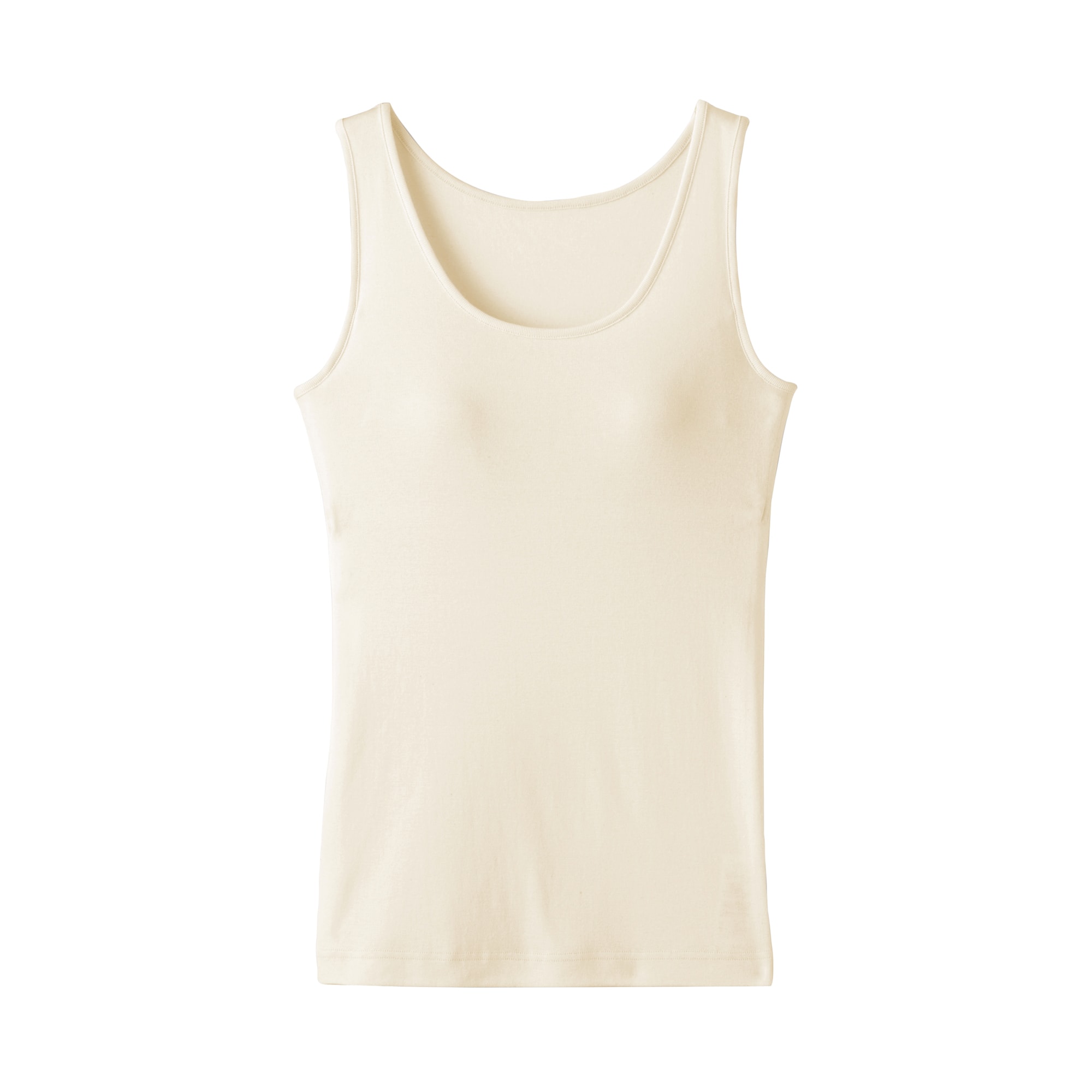 婦人　無染色カップ入りタンクトップ