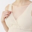 婦人　コットン混パターンメッシュ授乳に便利なブラタンクトップ