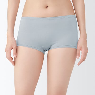 婦人　なめらかボクサーショーツ