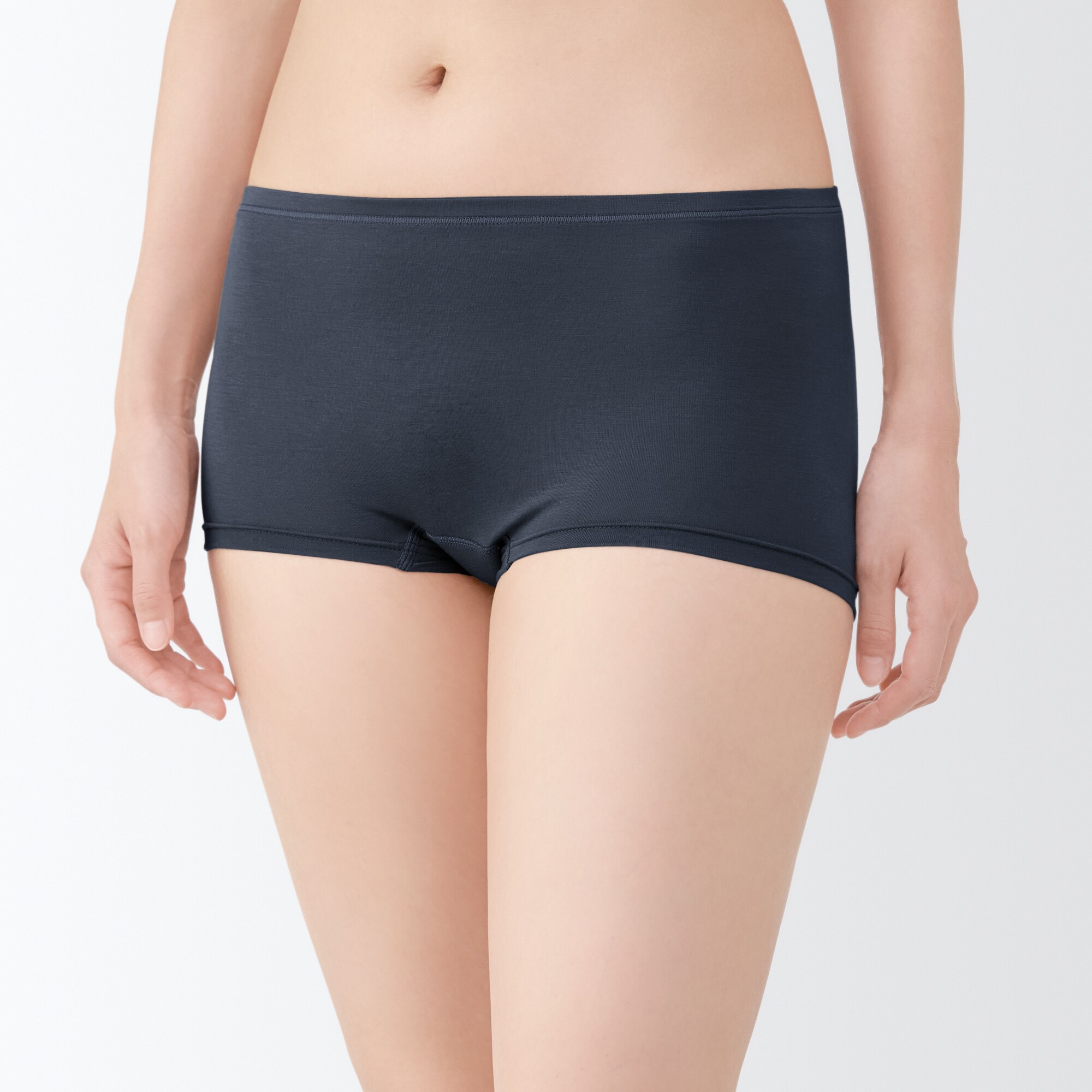 婦人　なめらかボクサーショーツ