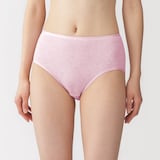 婦人　フライス編みハイライズショーツ