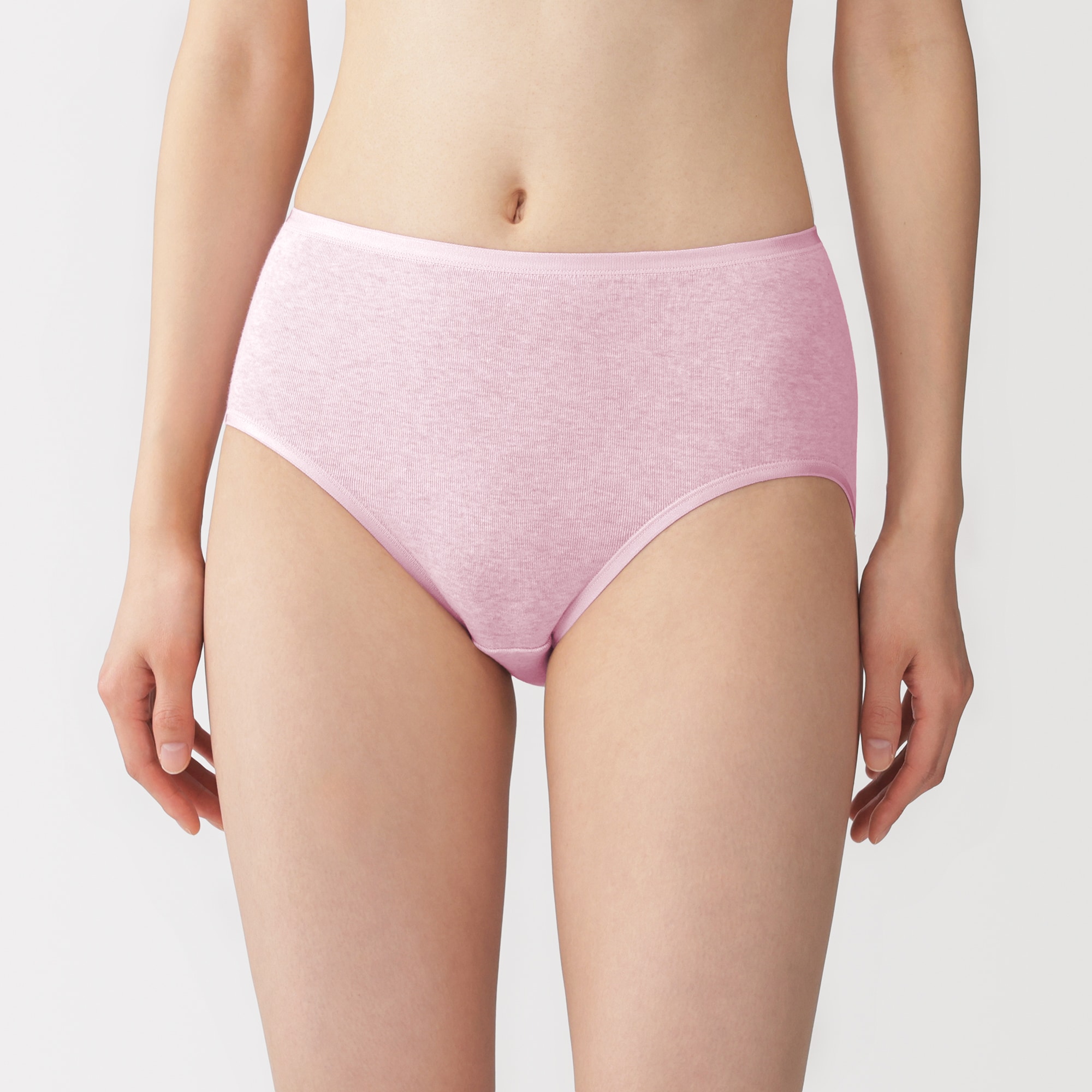 婦人　フライス編みハイライズショーツ