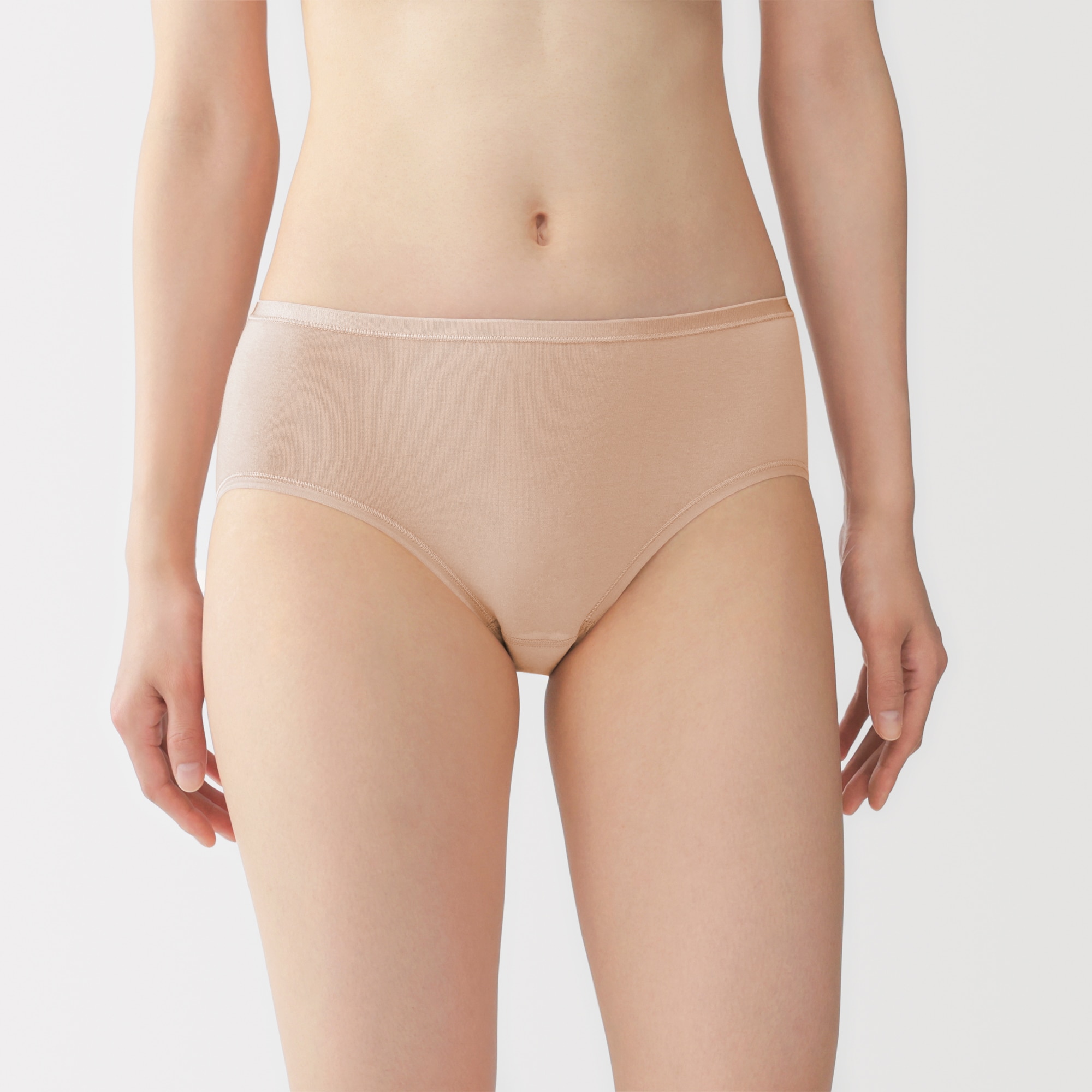 婦人　ストレッチミディショーツ