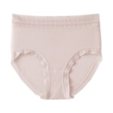 婦人　なめらかレース付きハイライズショーツ