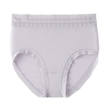 婦人　なめらかレース付きハイライズショーツ