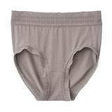 婦人　なめらかレース付きハイライズショーツ