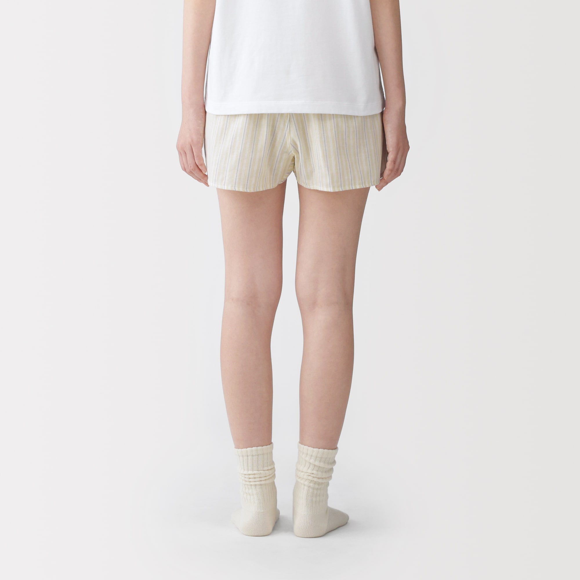 婦人　脇に縫い目のない　二重ガーゼ　婦人トランクス