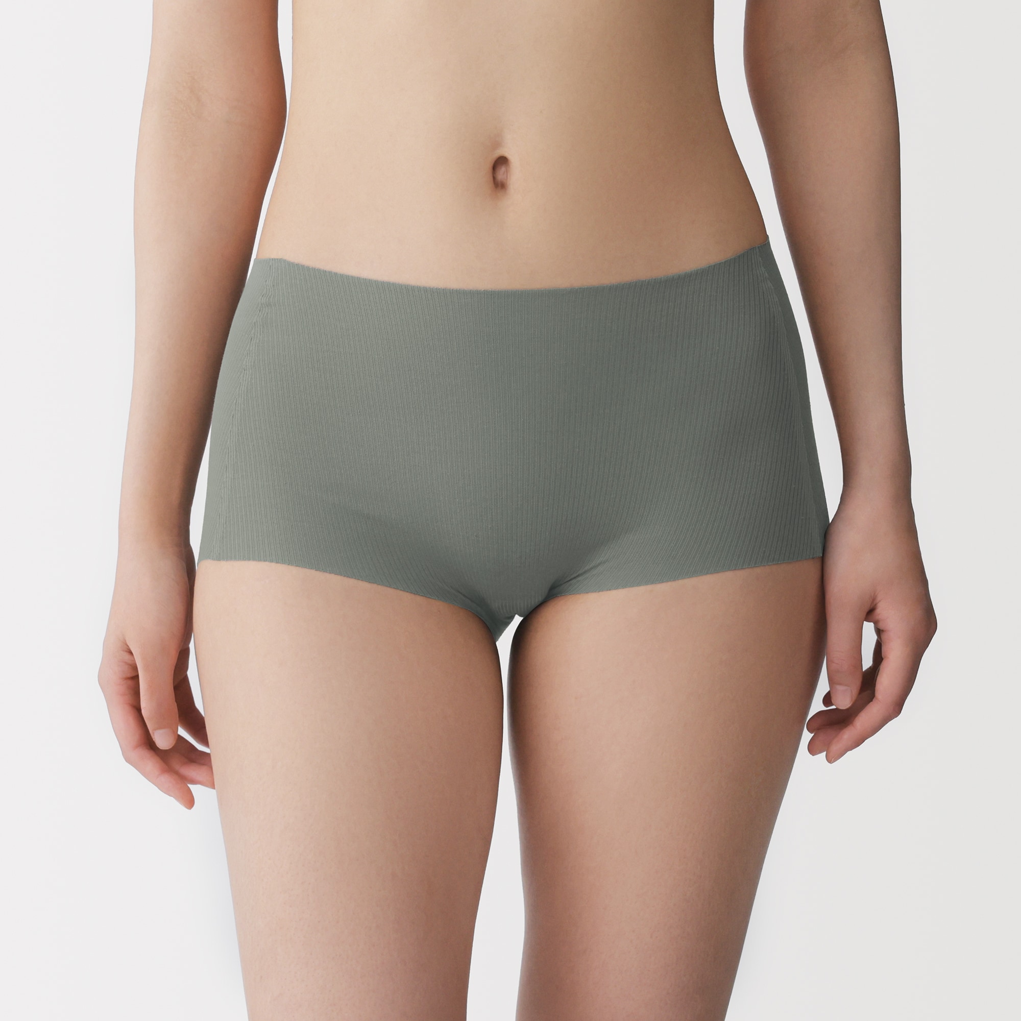 婦人　肌あたりがやさしいリブショーツ
