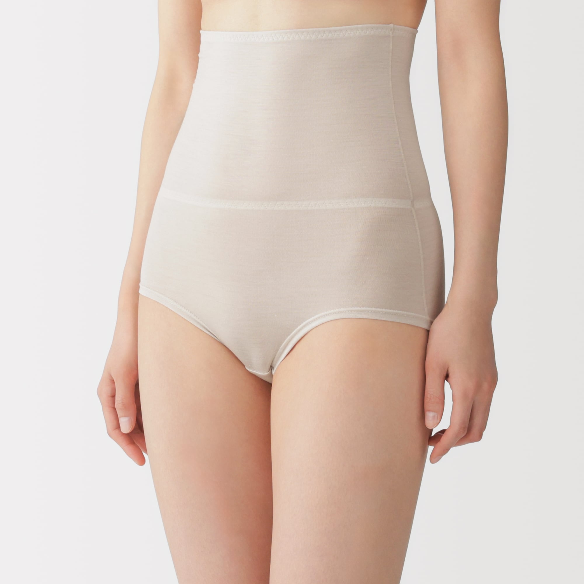 婦人　なめらかウール混　はらまき付きショーツ