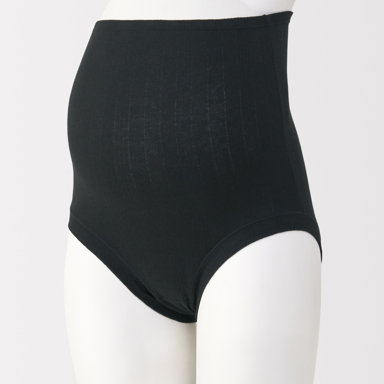 婦人　コットン混パターンメッシュショーツロングタイプ