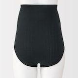 婦人　コットン混パターンメッシュショーツロングタイプ