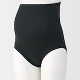 婦人　コットン混パターンメッシュショーツロングタイプ