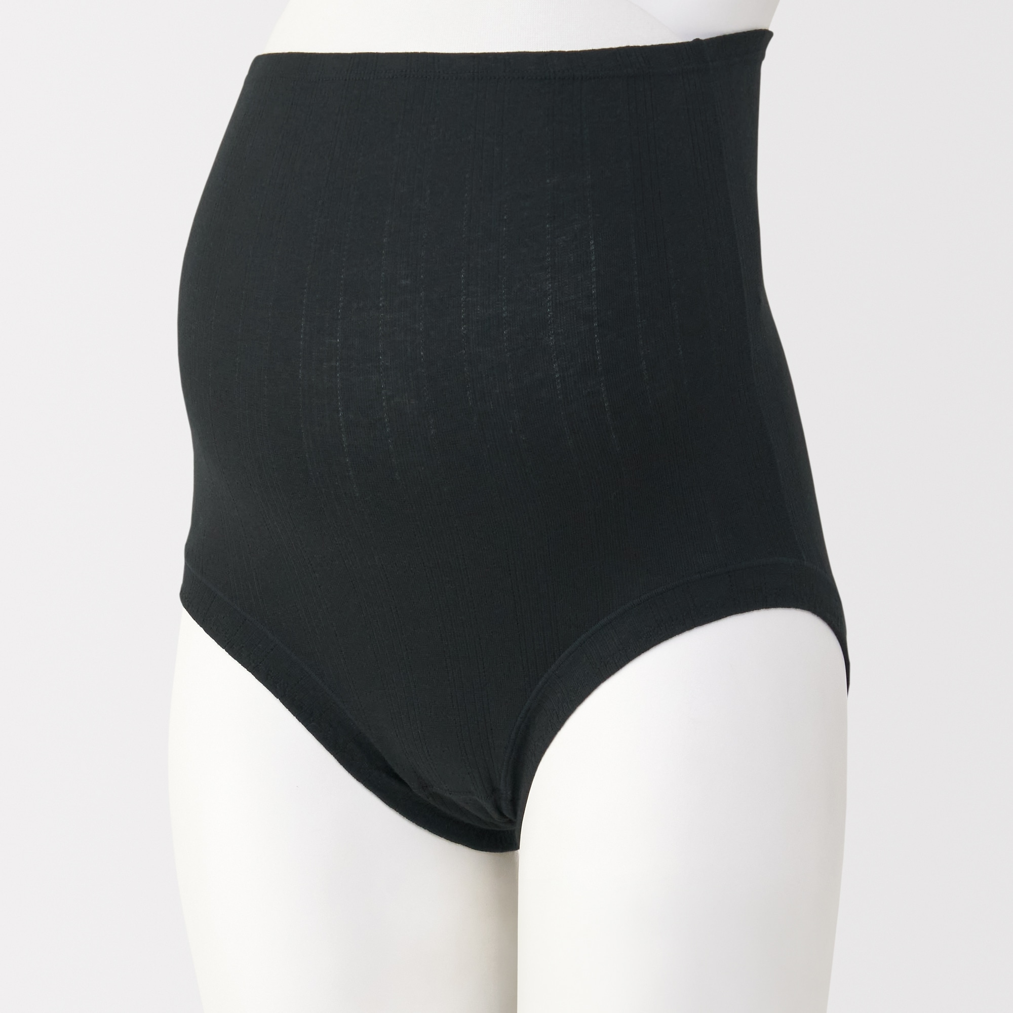 婦人　コットン混パターンメッシュショーツロングタイプ