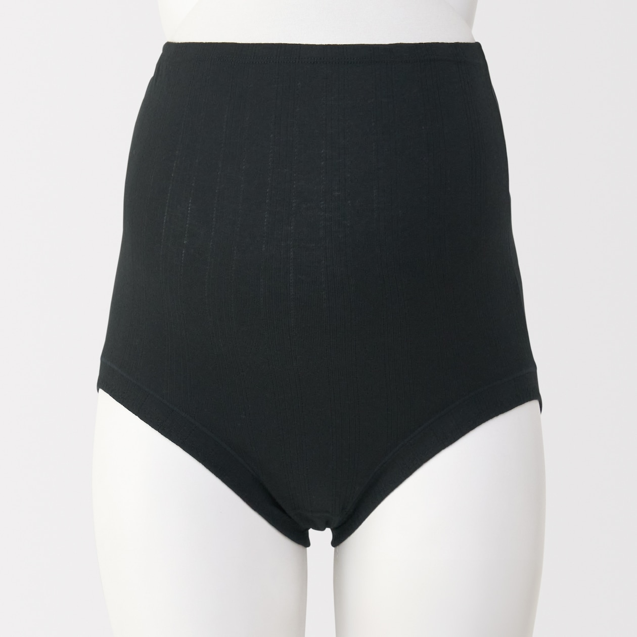 婦人　コットン混パターンメッシュショーツロングタイプ