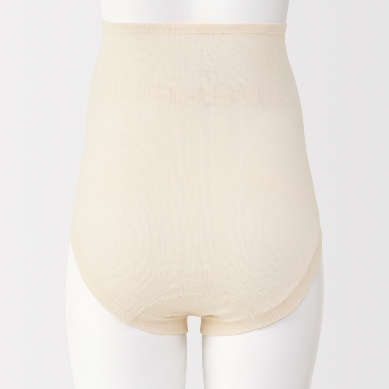 婦人　コットン混パターンメッシュショーツロングタイプ