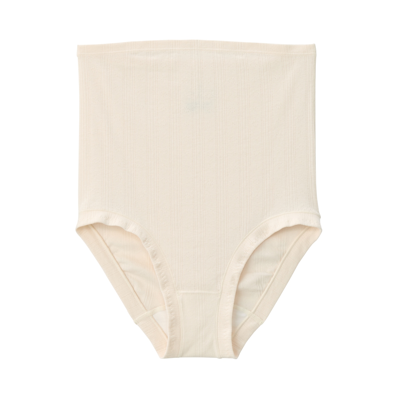 婦人　コットン混パターンメッシュショーツロングタイプ