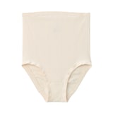 婦人　コットン混パターンメッシュショーツロングタイプ