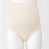 婦人　コットン混パターンメッシュショーツロングタイプ