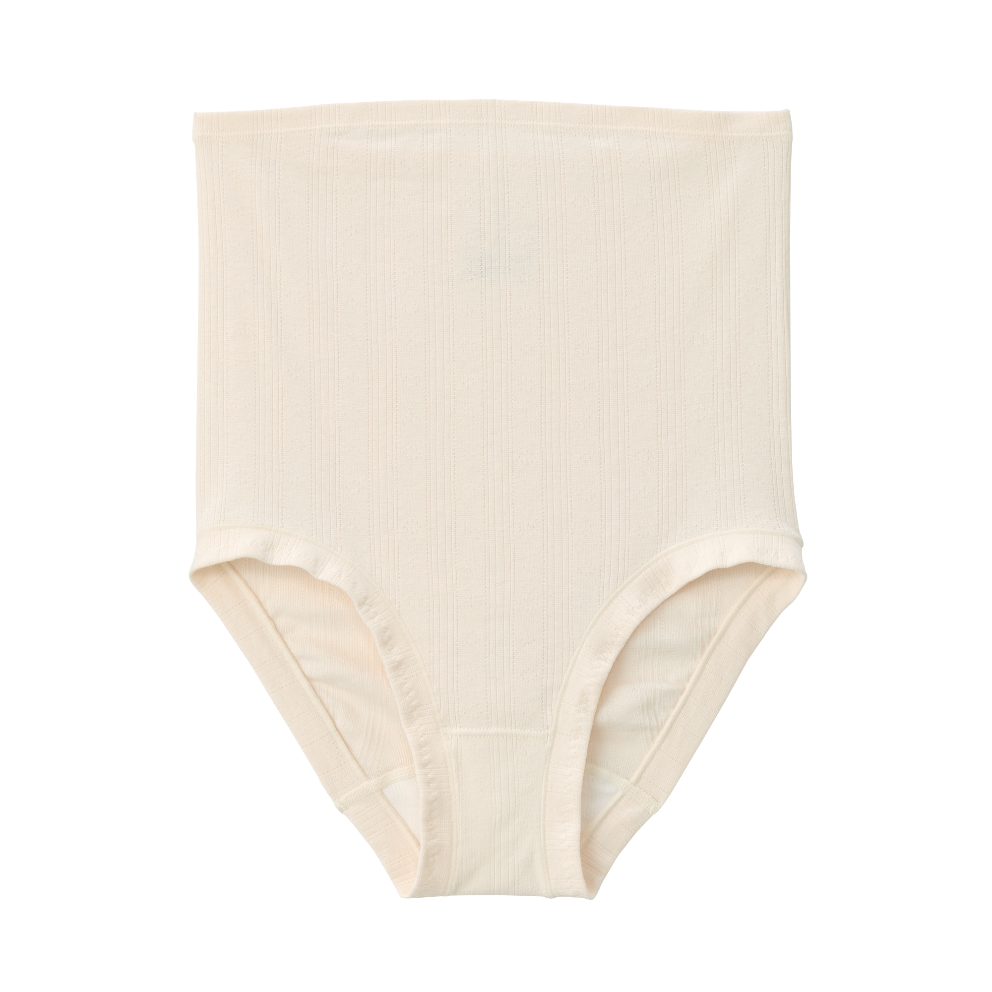 婦人　コットン混パターンメッシュショーツロングタイプ