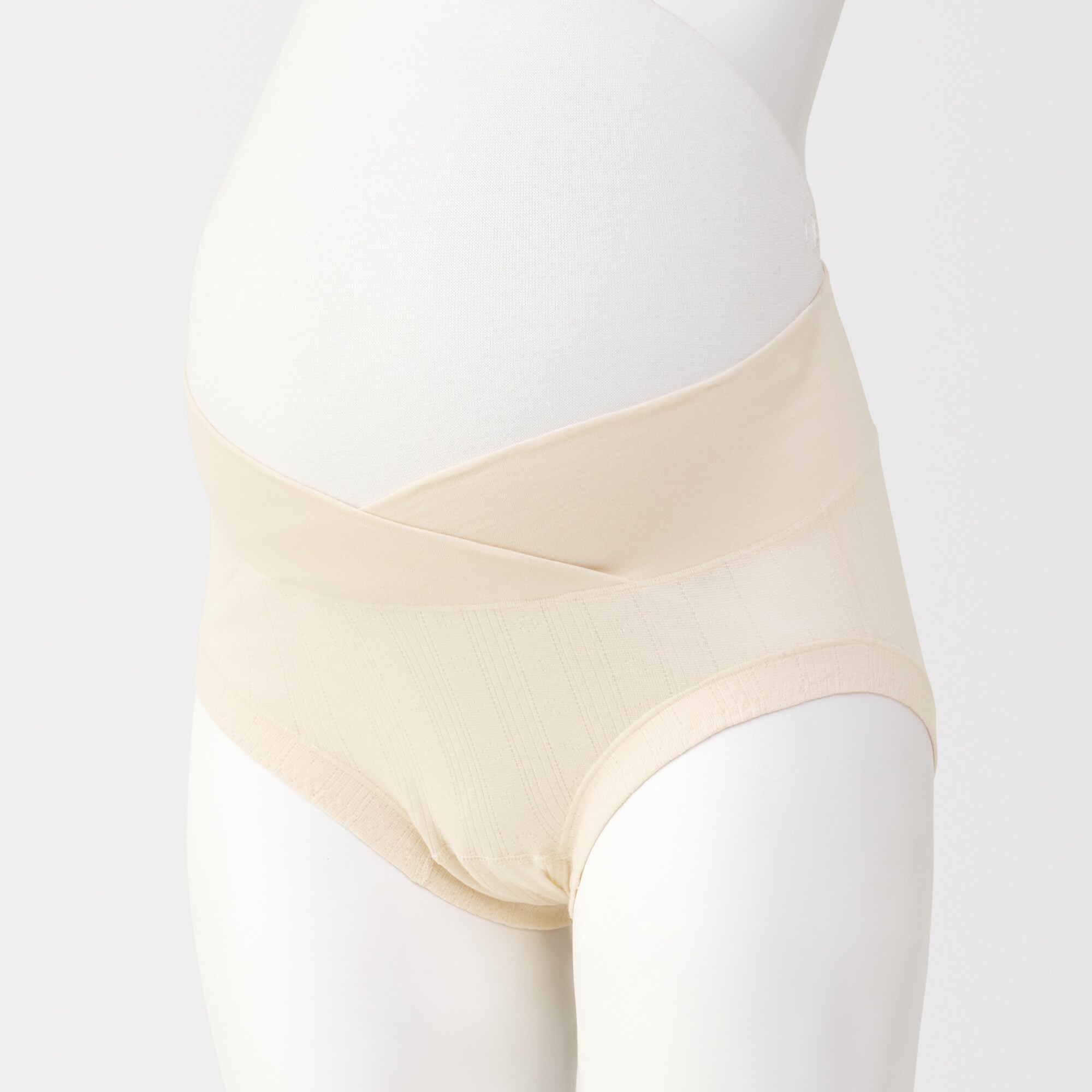 婦人　コットン混パターンメッシュショーツショートタイプ