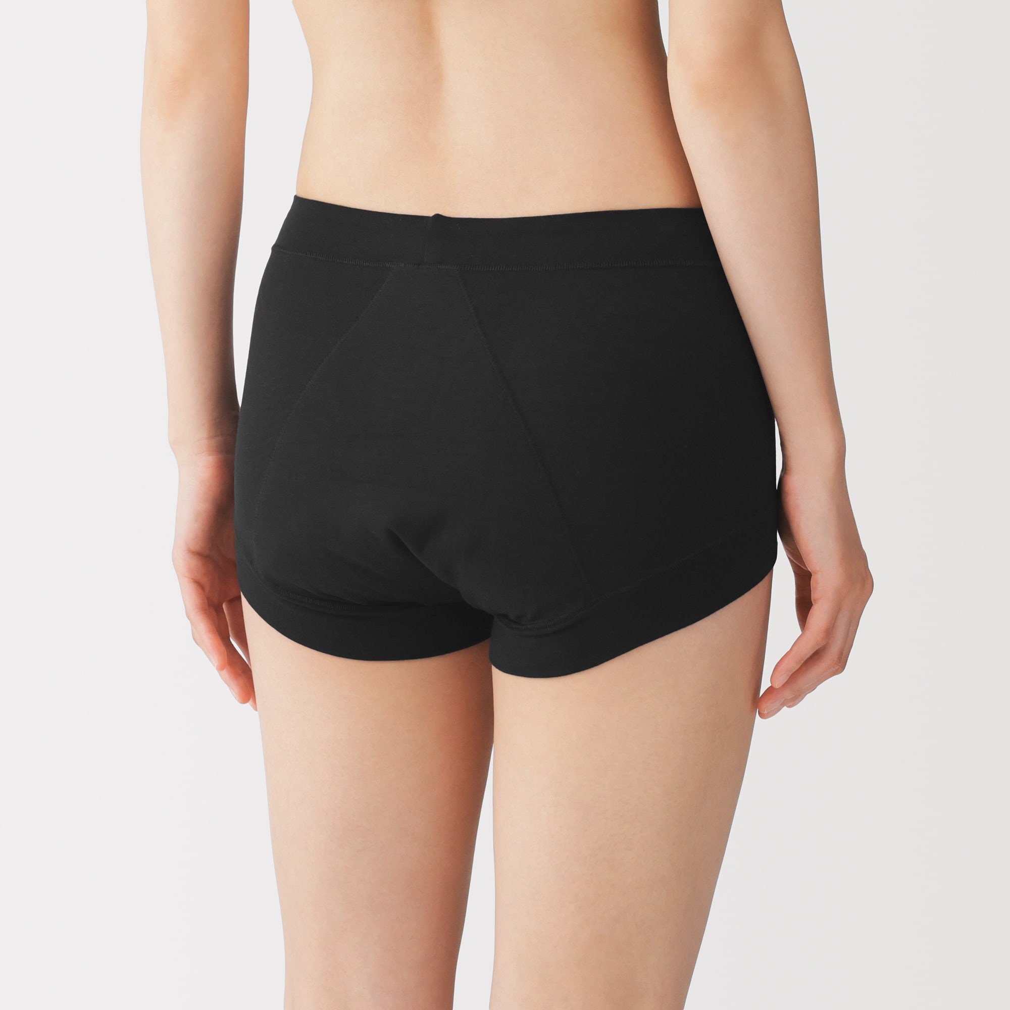 婦人　なめらか綿マチ伝い漏れ軽減吸水サニタリーショーツ