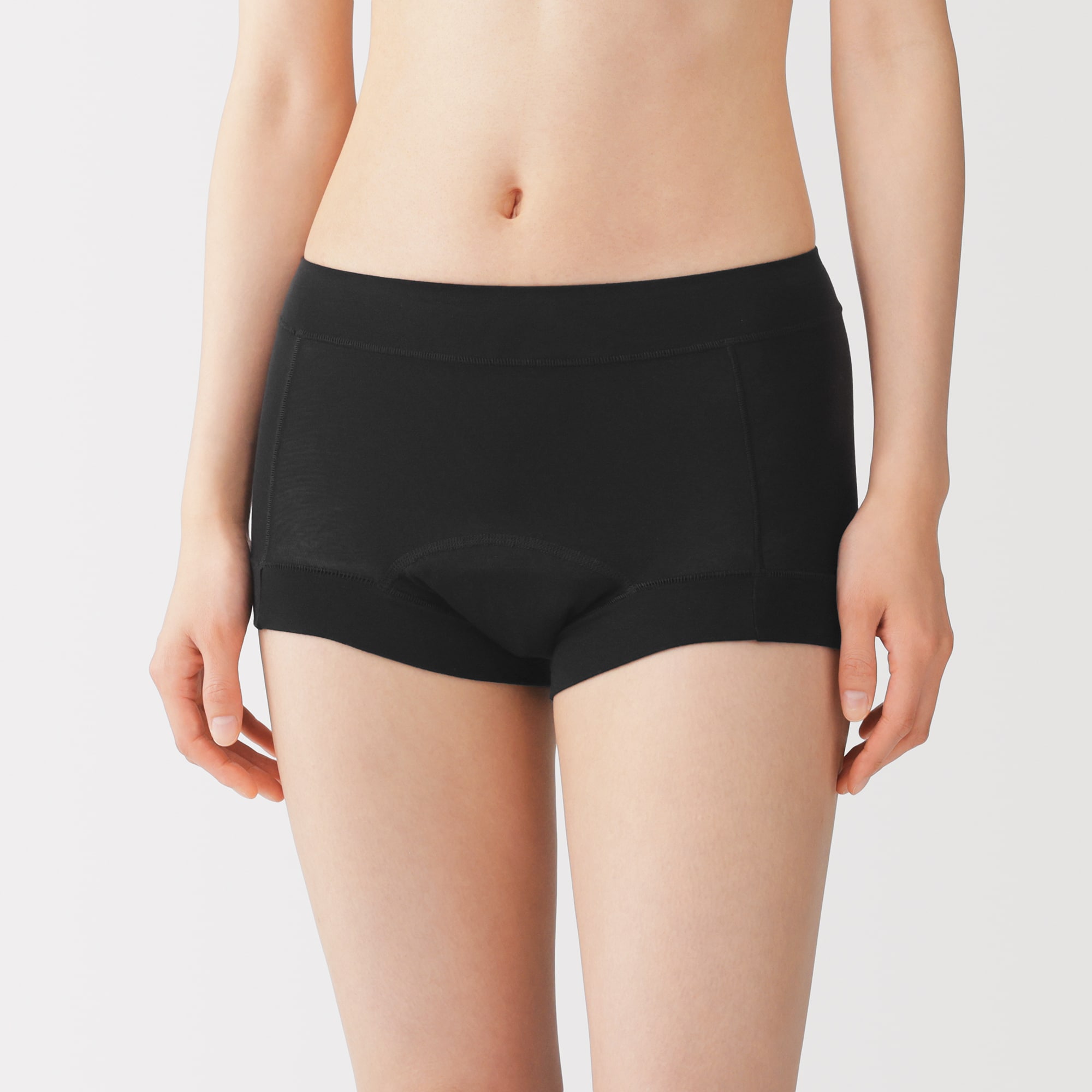 婦人　なめらか綿マチ伝い漏れ軽減吸水サニタリーショーツ