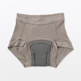 婦人　なめらか綿マチ伝い漏れ軽減吸水サニタリーショーツ