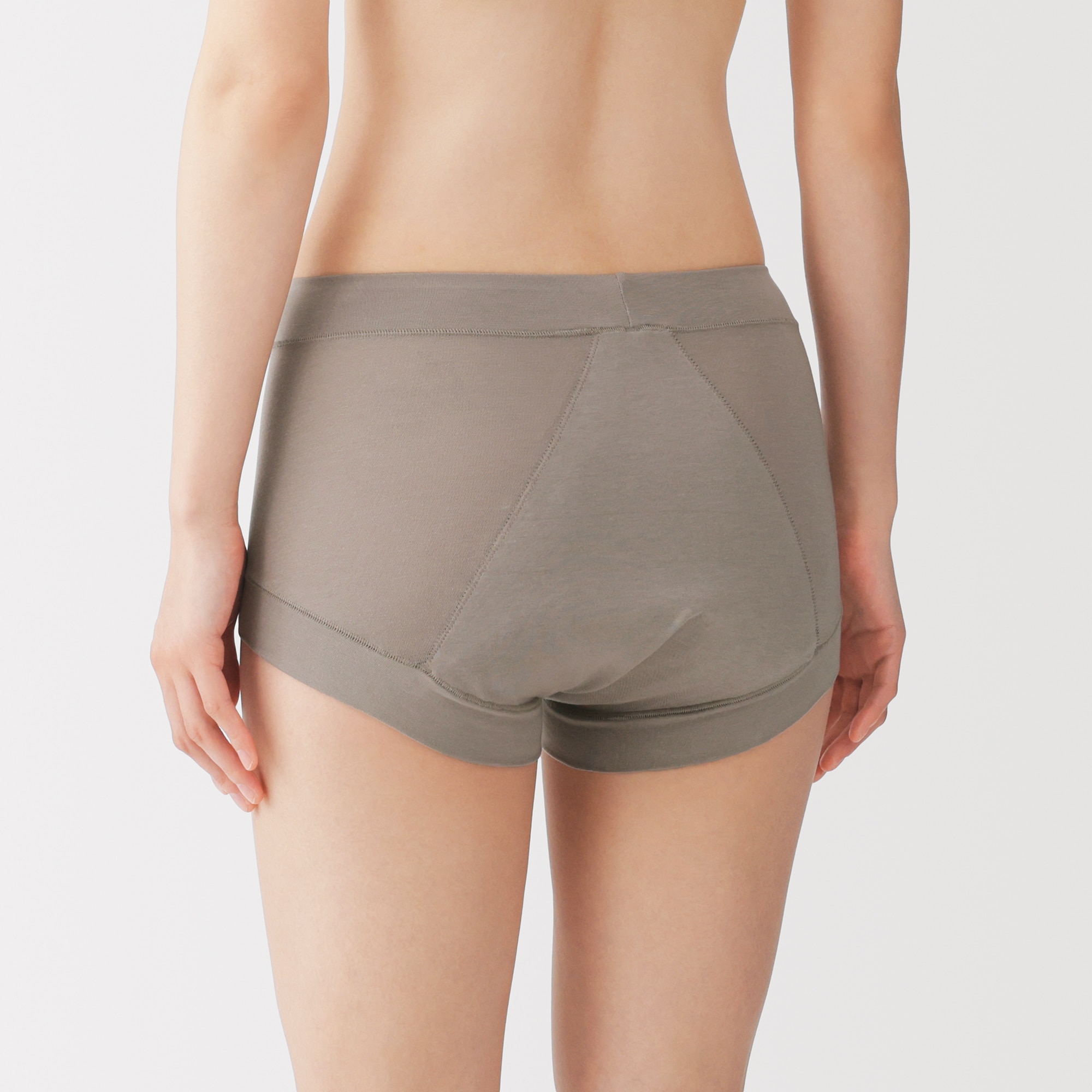 婦人　なめらか綿マチ伝い漏れ軽減吸水サニタリーショーツ