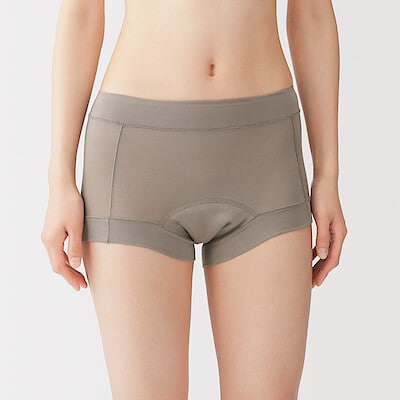 婦人　なめらか綿マチ伝い漏れ軽減吸水サニタリーショーツ