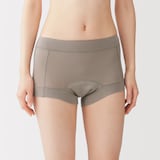 婦人　なめらか綿マチ伝い漏れ軽減吸水サニタリーショーツ