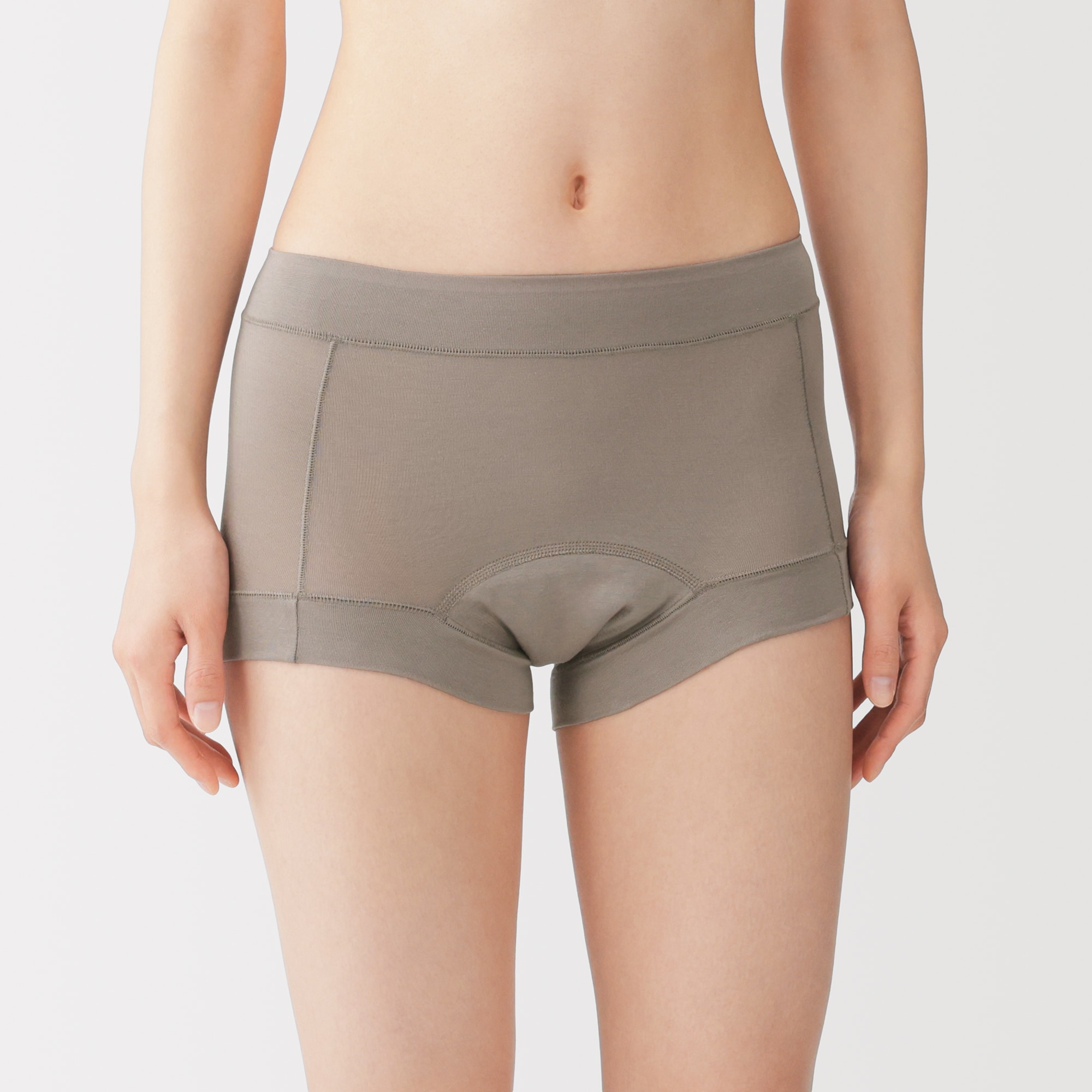 婦人　なめらか綿マチ伝い漏れ軽減吸水サニタリーショーツ