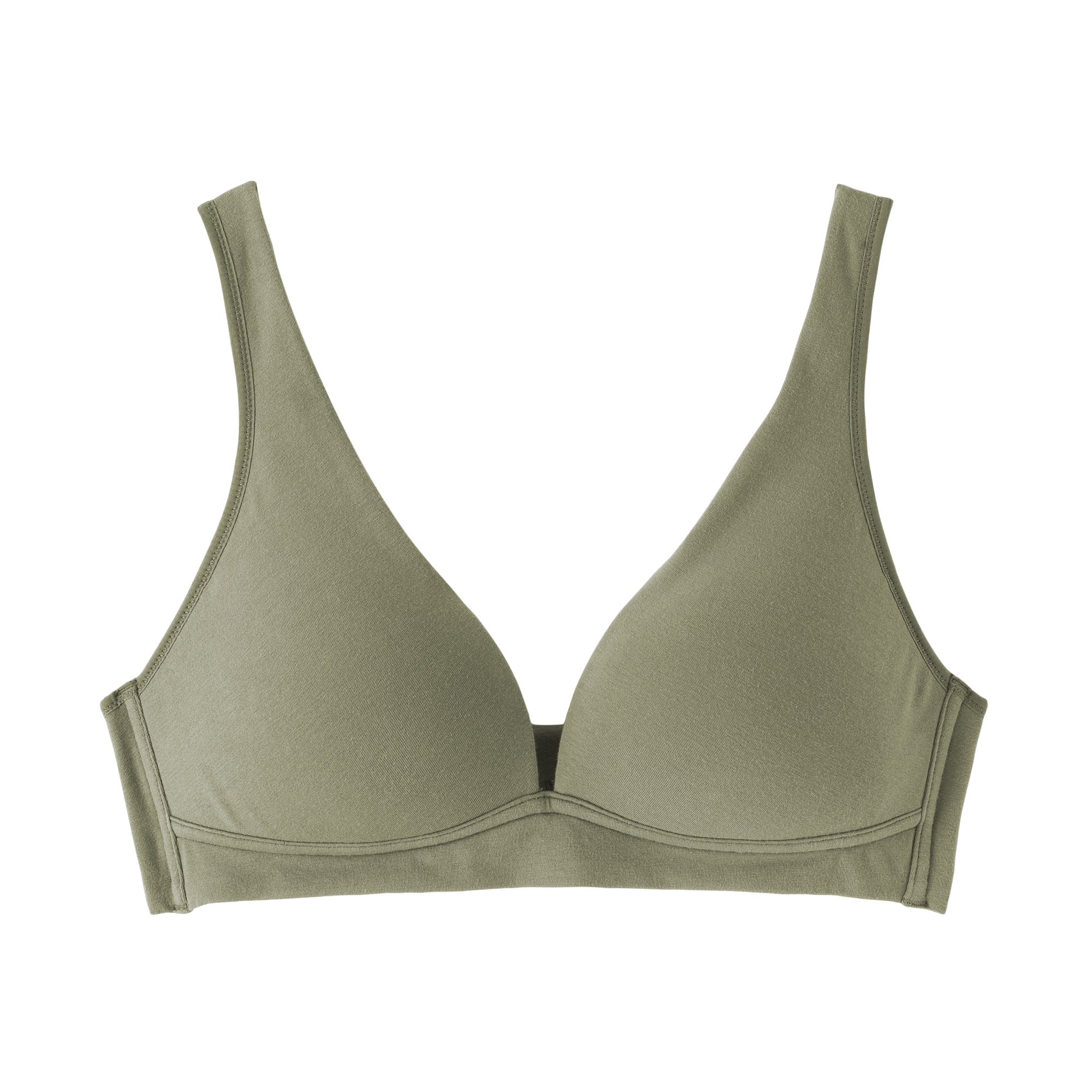 婦人　ノンワイヤープランジブラジャー