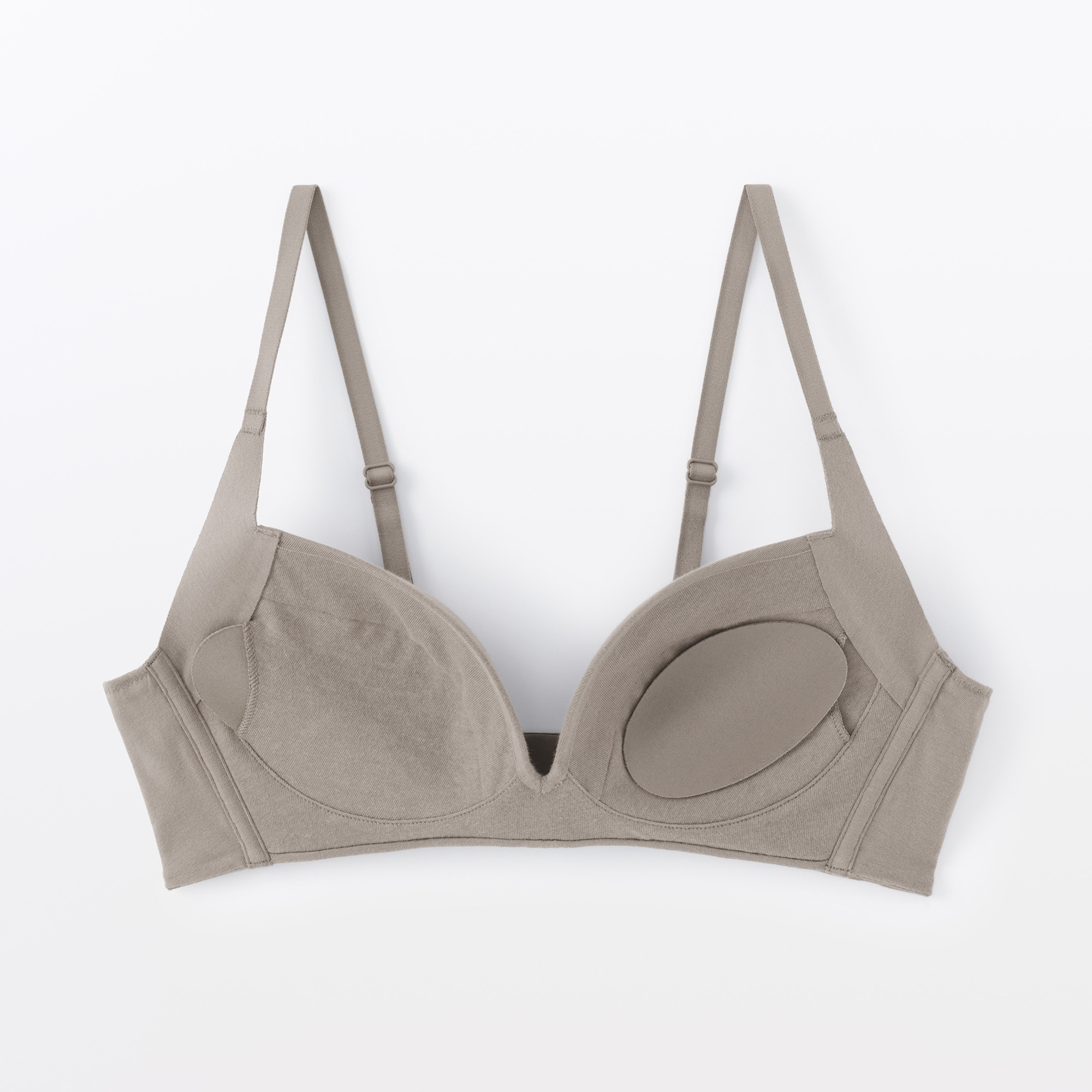 婦人 ノンワイヤー胸の形を整えるブラジャー | 無印良品