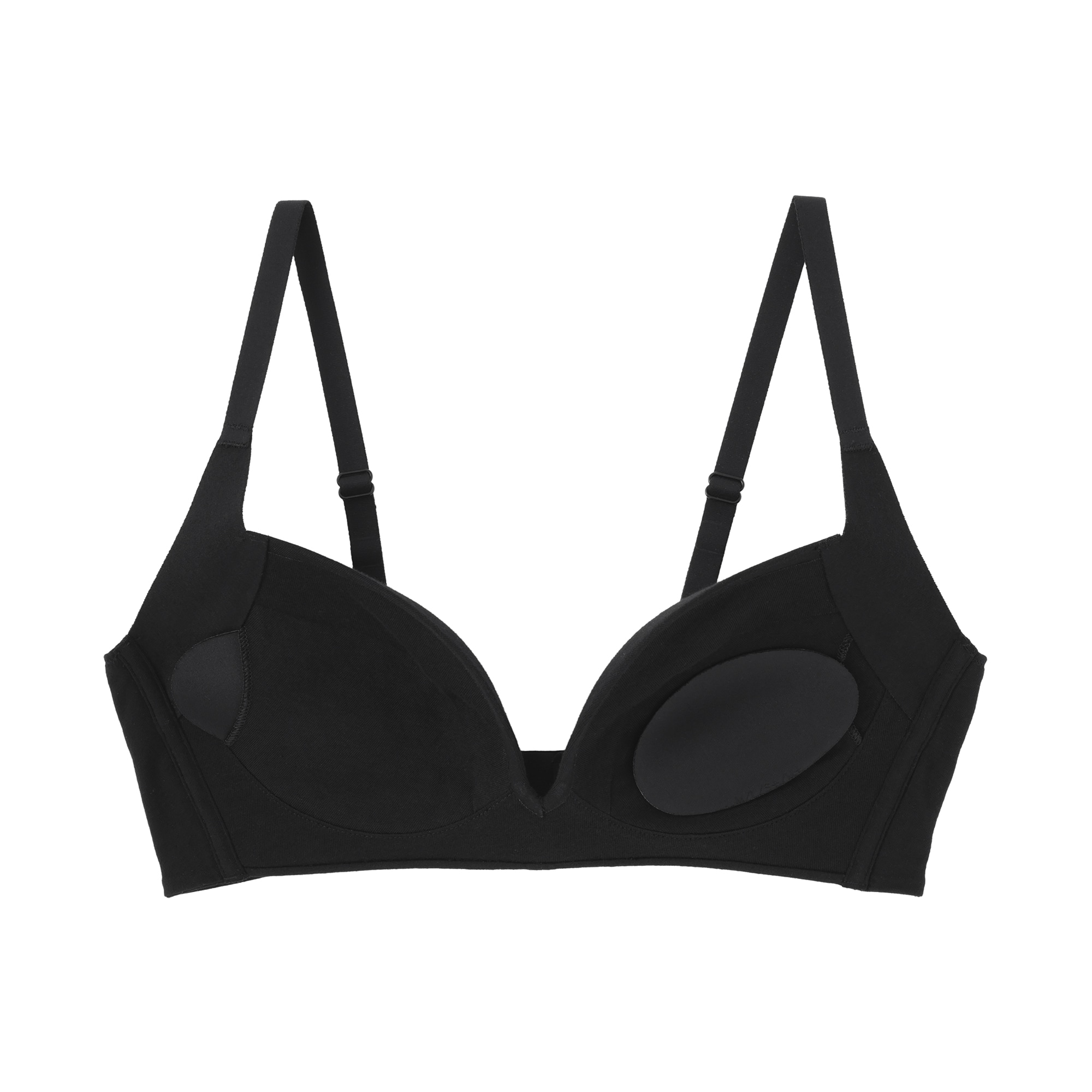 婦人 ノンワイヤー胸の形を整えるブラジャー プラスサイズ | 無印良品