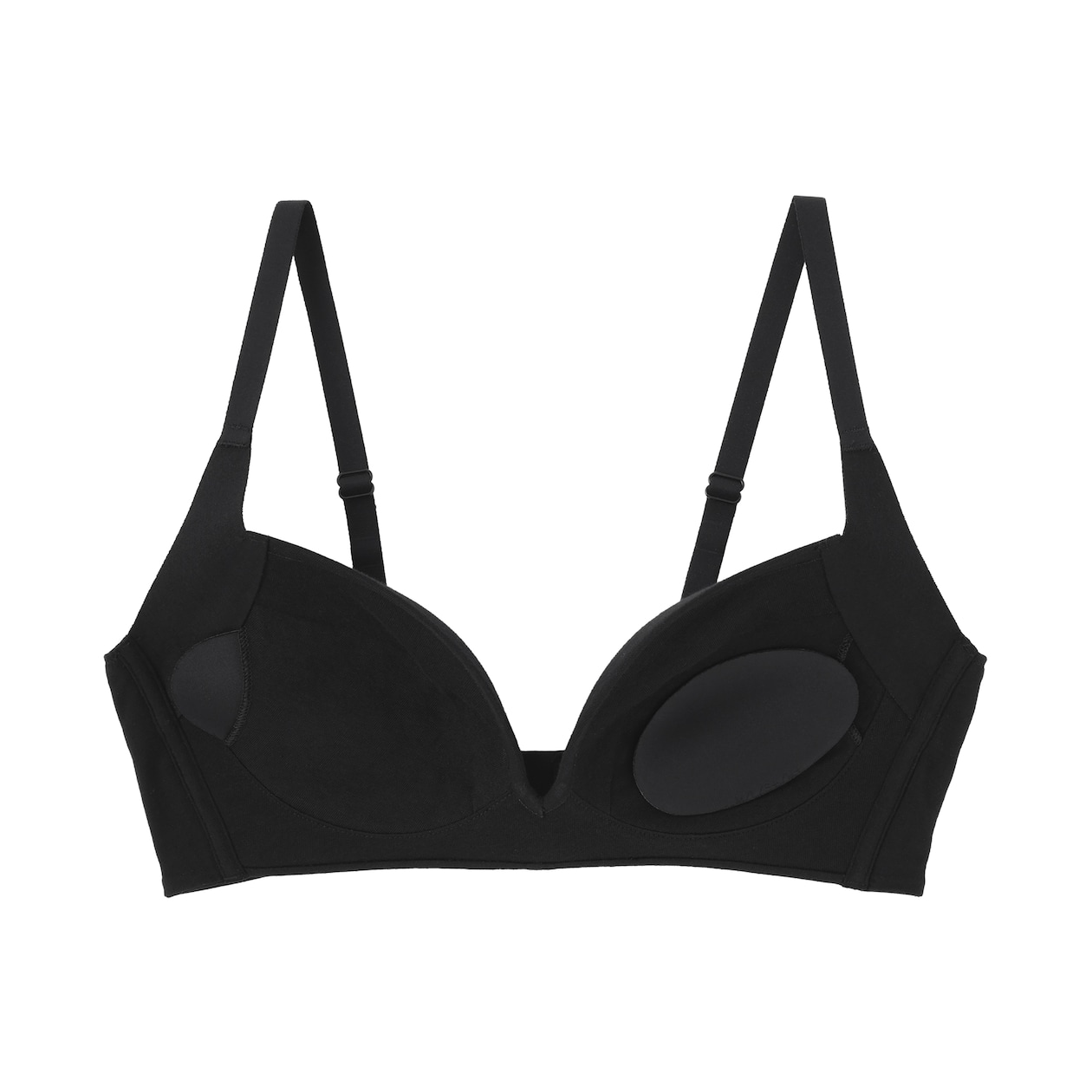 婦人　ノンワイヤー胸の形を整えるブラジャー　プラスサイズ