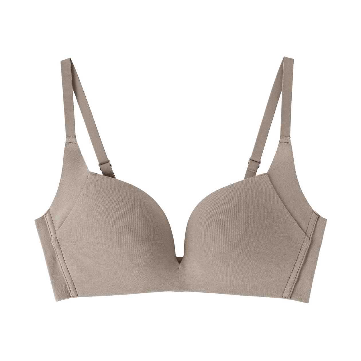 婦人　ノンワイヤー胸の形を整えるブラジャー　プラスサイズ