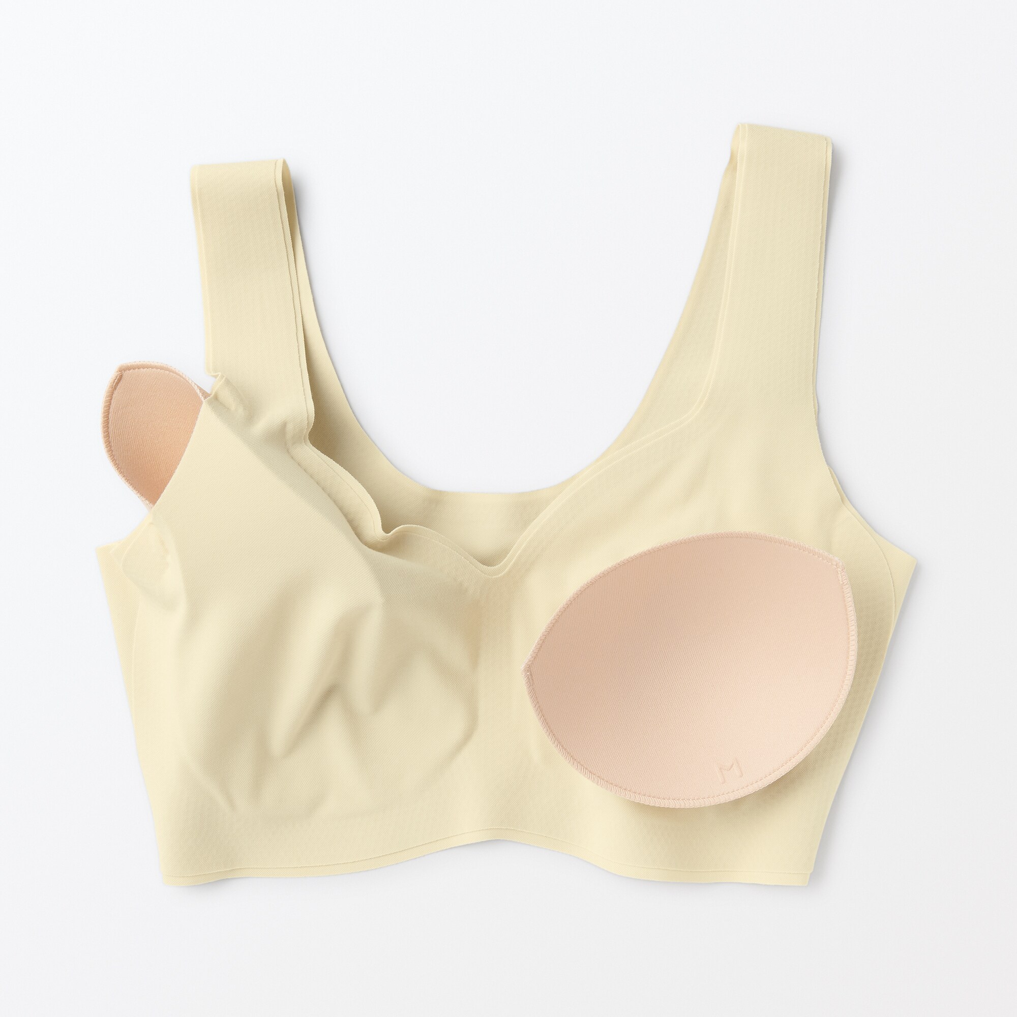 無印　ひびきにくいハーフトップブラジャーL 2枚 XL2枚 婦人 ひびきにくいハーフトップブラジャー | 無印良品