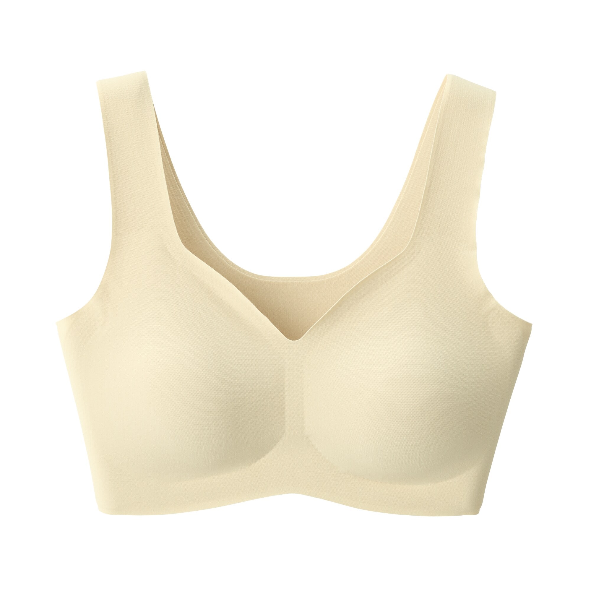 無印 ひびきにくいハーフトップブラジャーL 2枚 XL2枚 婦人 ひびき
