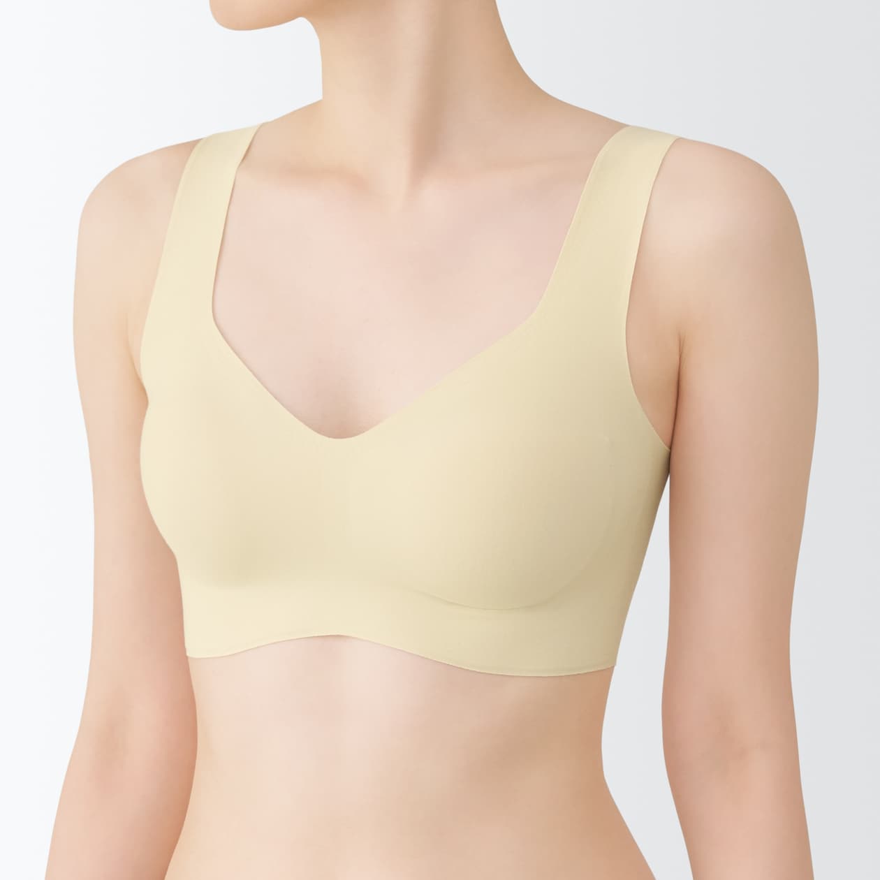 婦人　ひびきにくいハーフトップブラジャー