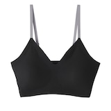 婦人　肌あたりがやさしいリブブラジャー