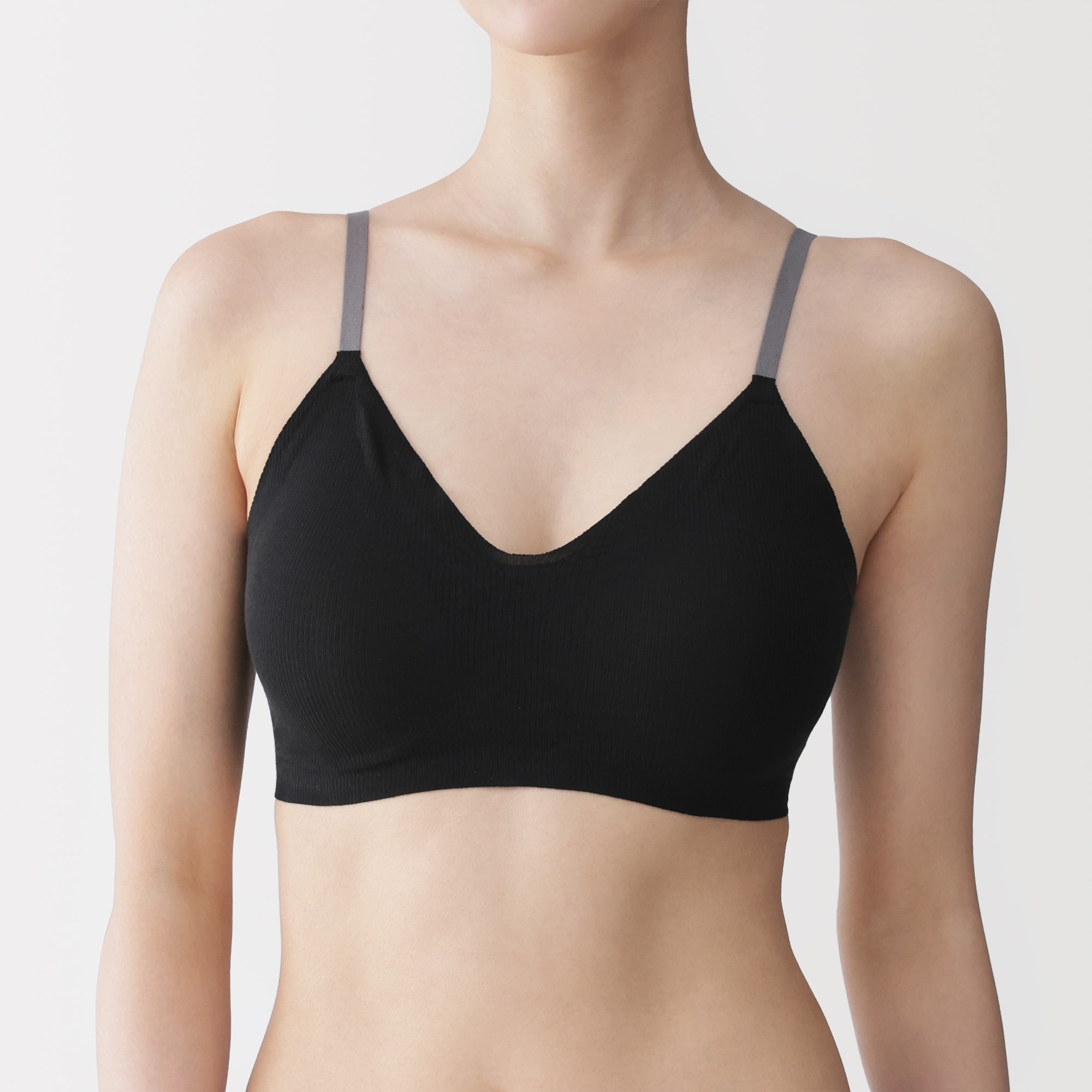 婦人 肌あたりがやさしいリブブラジャー | 無印良品