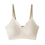 婦人　肌あたりがやさしいリブブラジャー